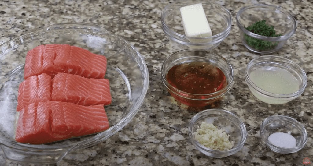 ingredients for salmon recipe